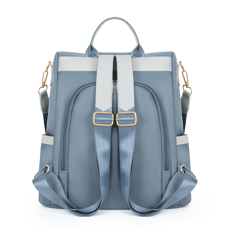 New nylon bag casual anti-theft backpack for women, Oxford fabric large-capacity multi-purpose women's bag, Korean style simple and fashionable travel and shopping bag Item Picture