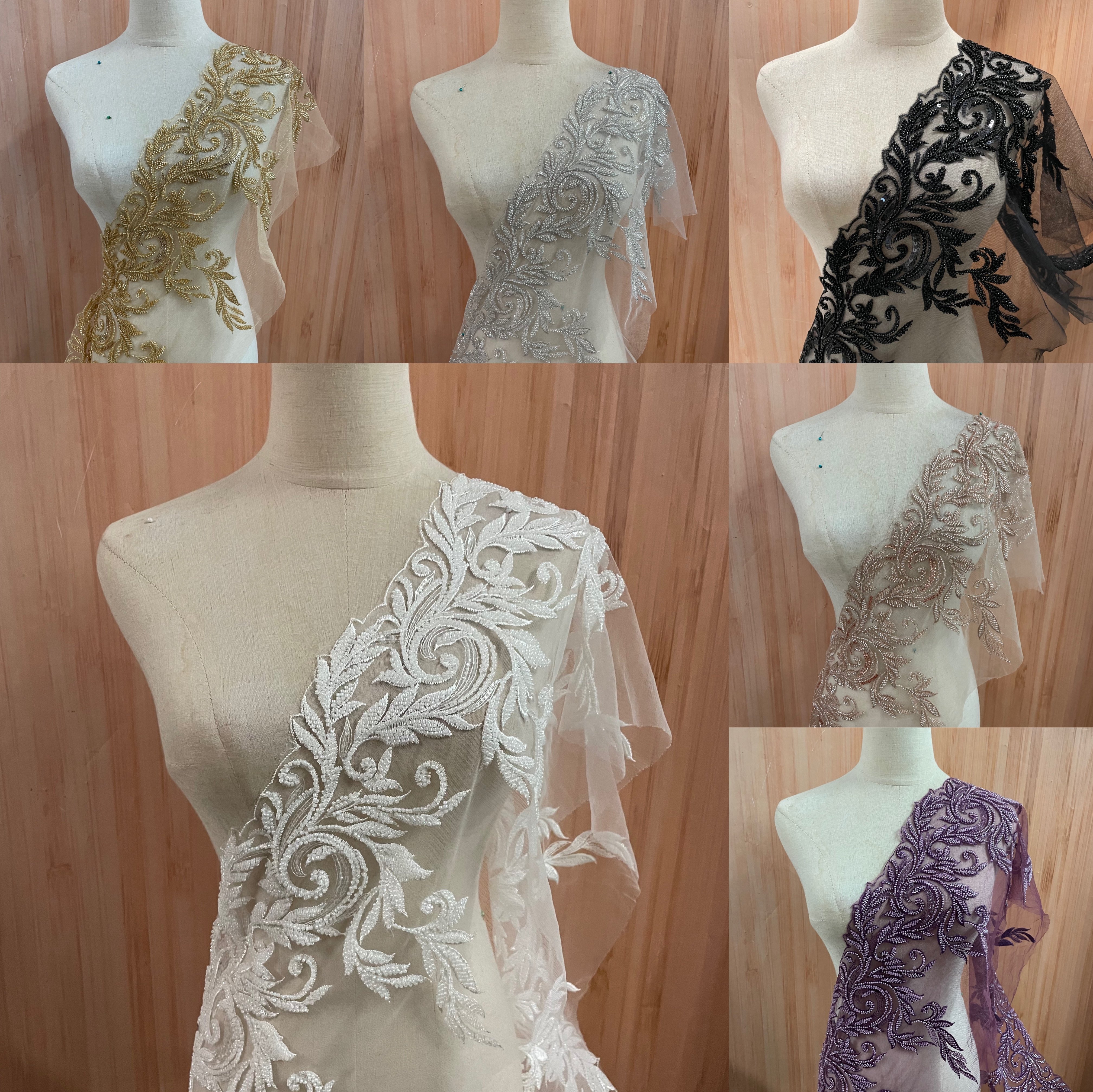 Bead flower bead embroidery tube bead embroidery