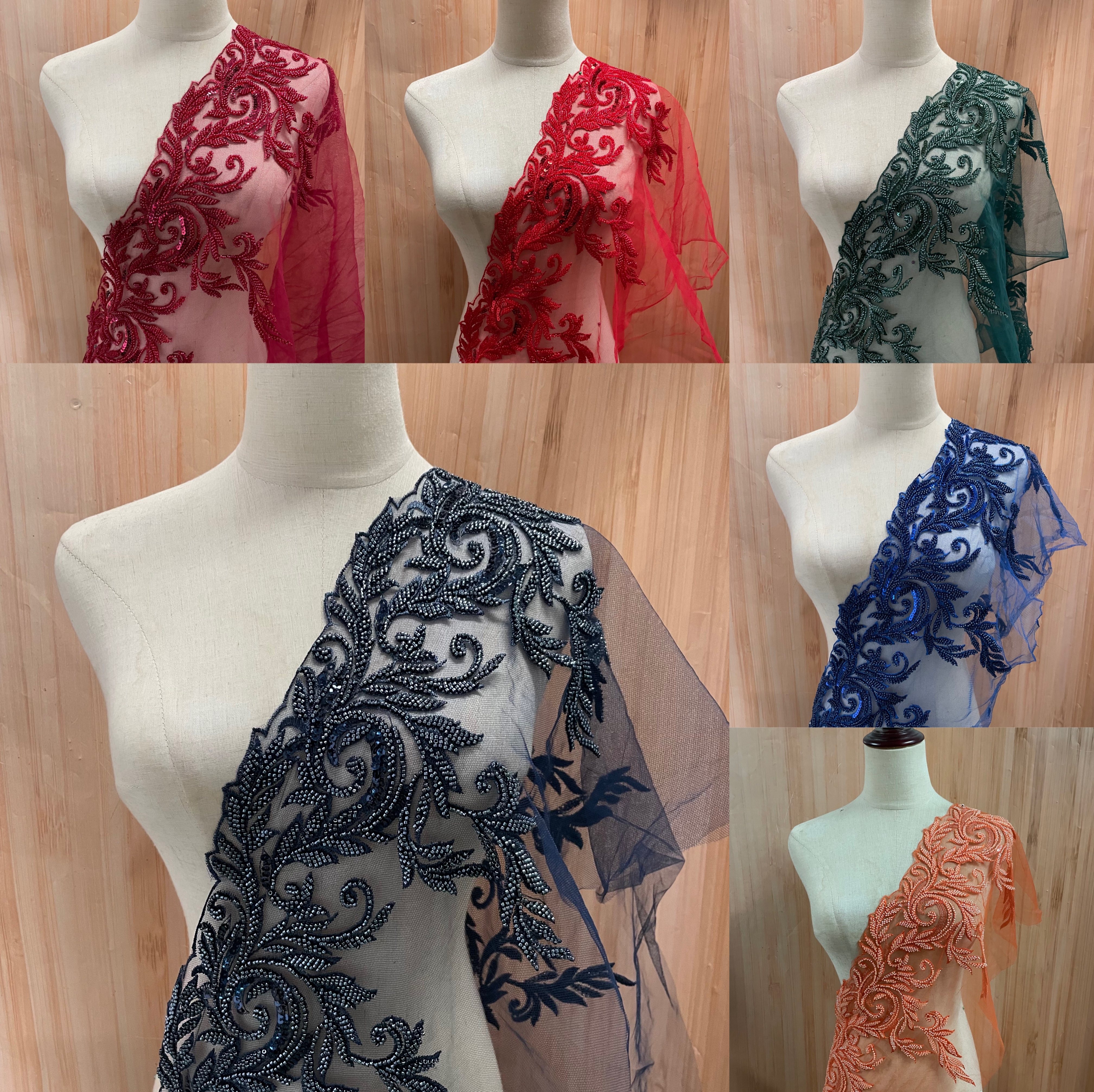 Bead flower bead embroidery tube bead embroidery details Picture