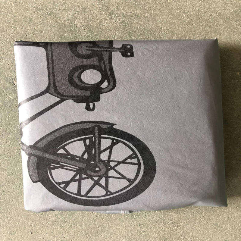 摩托车车罩/自行车车罩/防雨防尘白底实物图