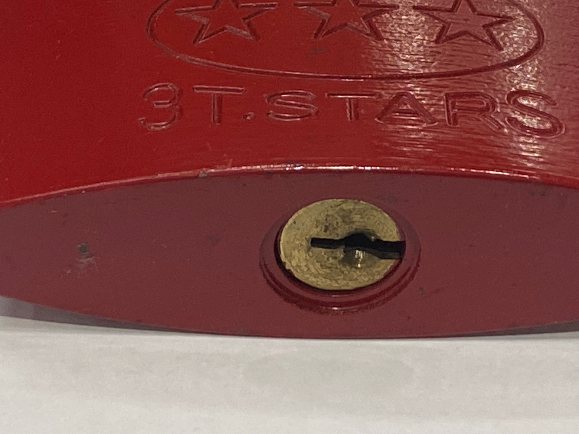 70mm红漆锁  门锁   挂锁   铜锁产品图