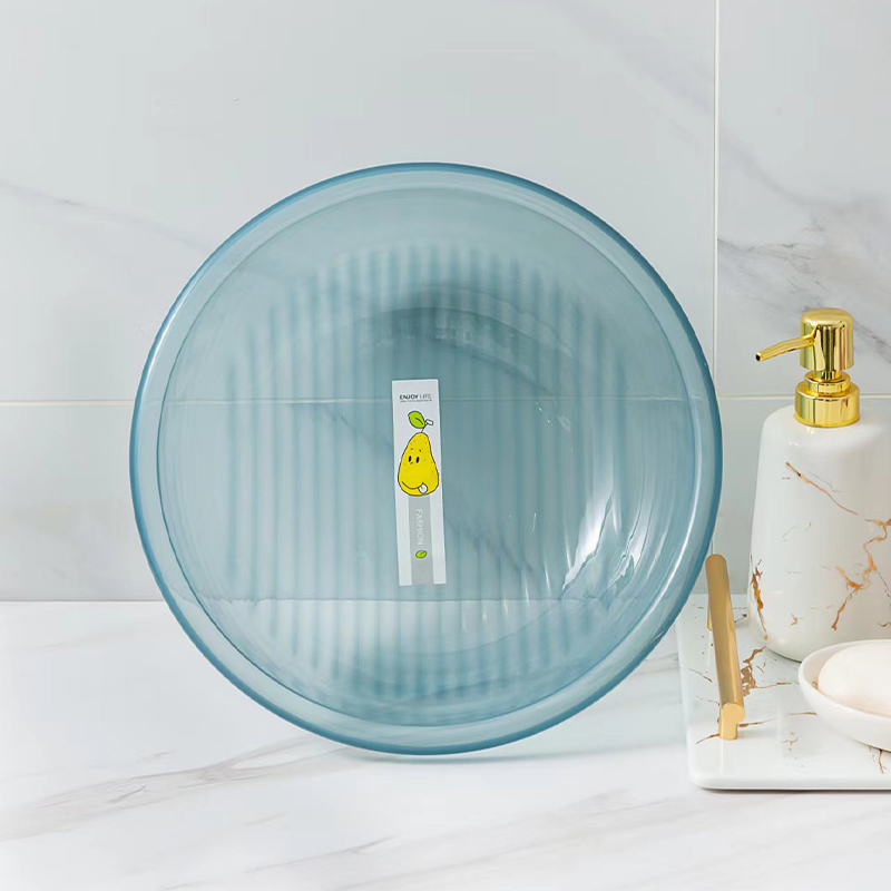 34*12 transparent pp plastic washbasin, water basin, fruit and vegetable basin, mostly used as a student laundry basin Specification image