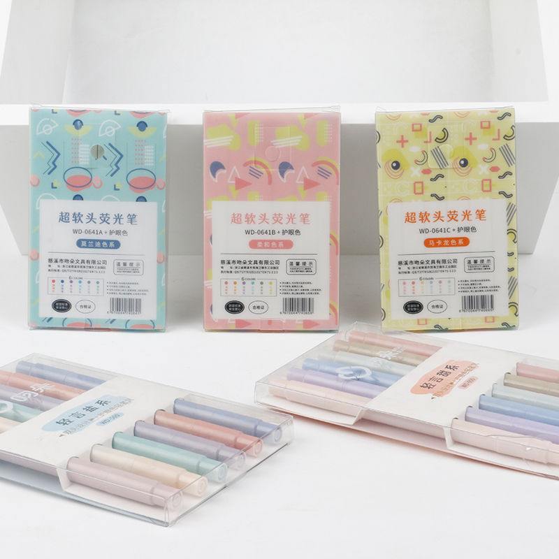 三色荧光笔细节图