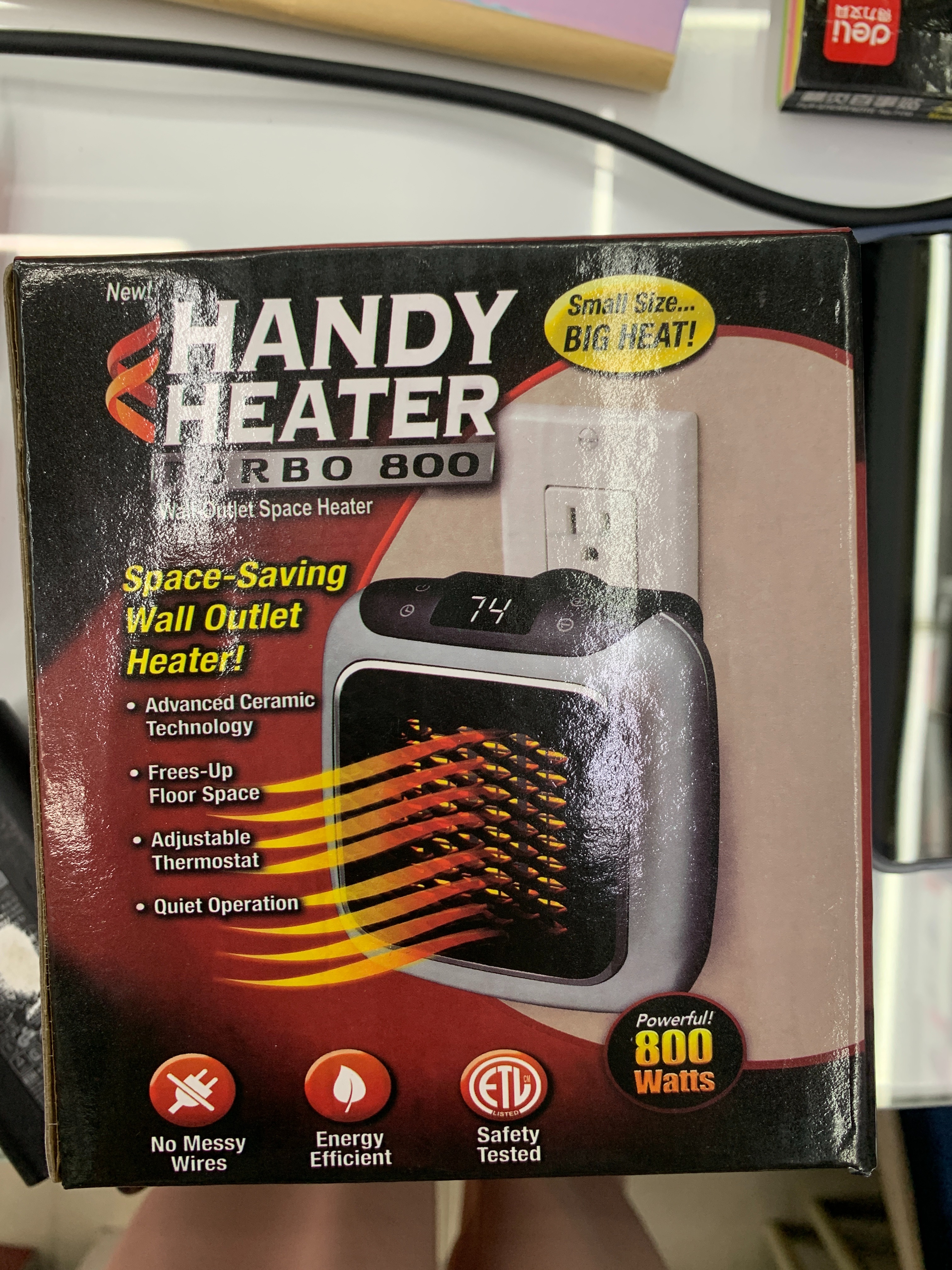 Mini warm air blower for household use