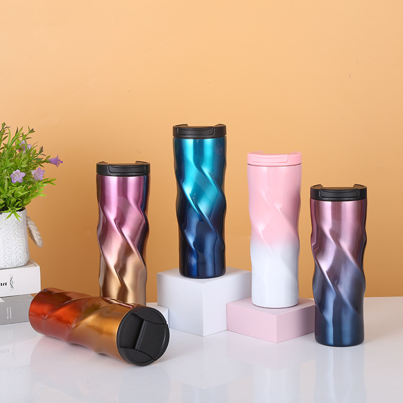 New 304 stainless steel diamond-shaped insulated cup