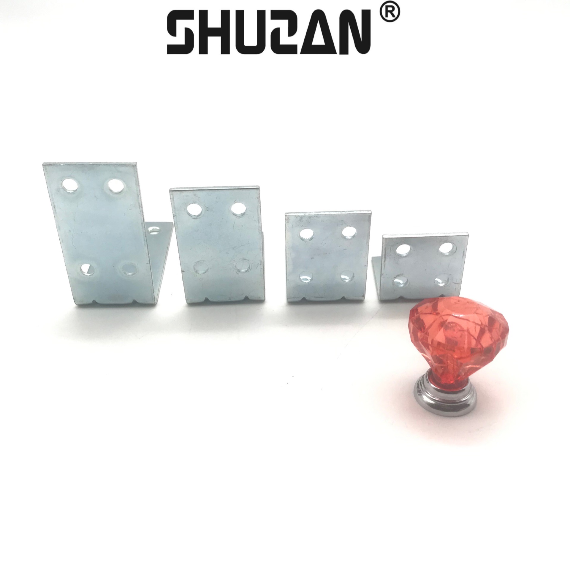 Shuzan well-known brand L-shaped reinforced Angle iron, Angle codes, triangular right-angle partitions, fixed brackets, furniture general reinforcing accessories JH456, other general hardware accessories 003 details Picture