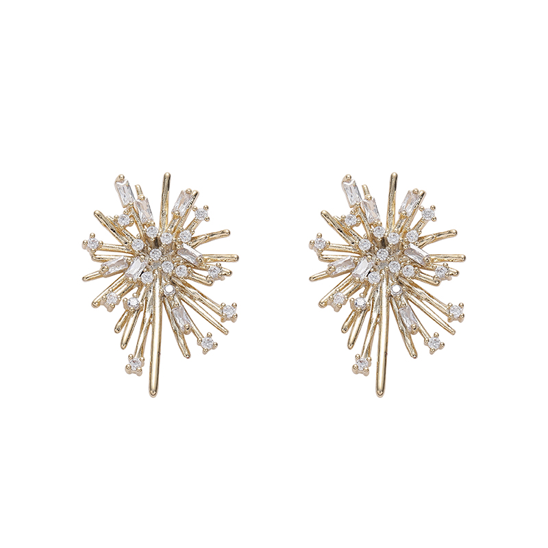 韩系羽蝶新款/耳饰/耳环白底实物图