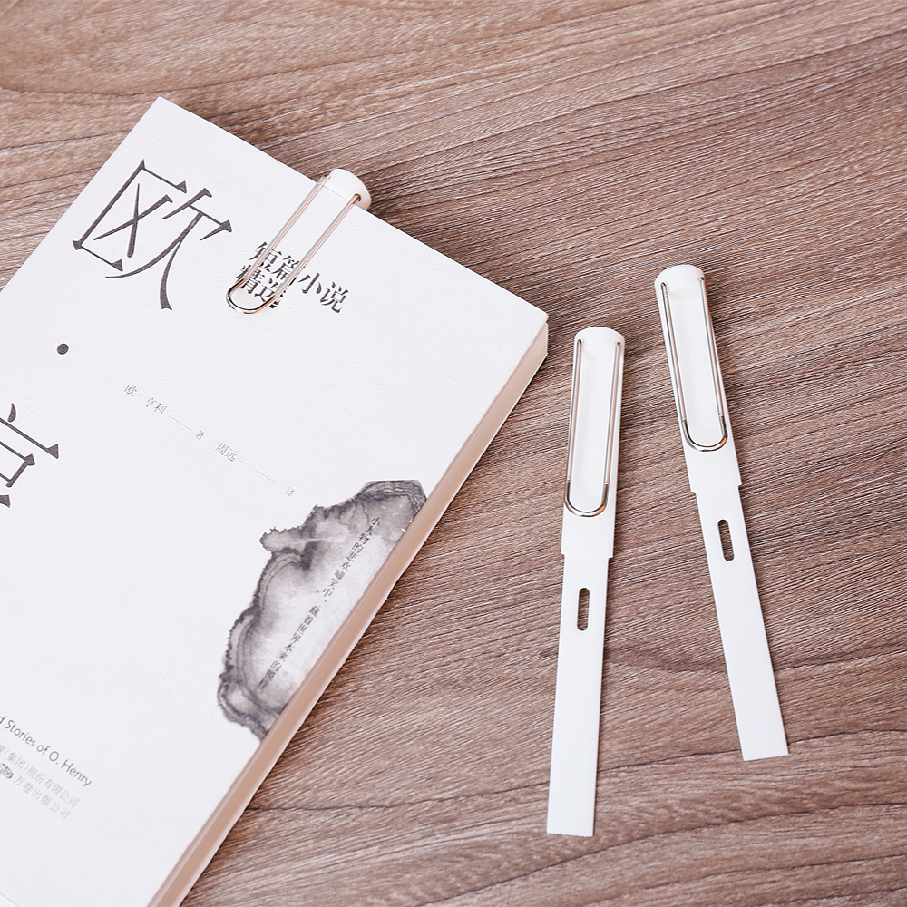 新款创意书签/钢笔书签/学生阅读书签细节图