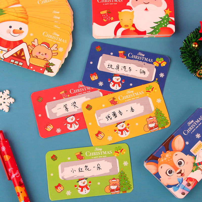 The scratch-off card teacher recommends a creative tool to inspire children. The teacher rewards students with interactive cards, children's hand scratch-off cards Specification image