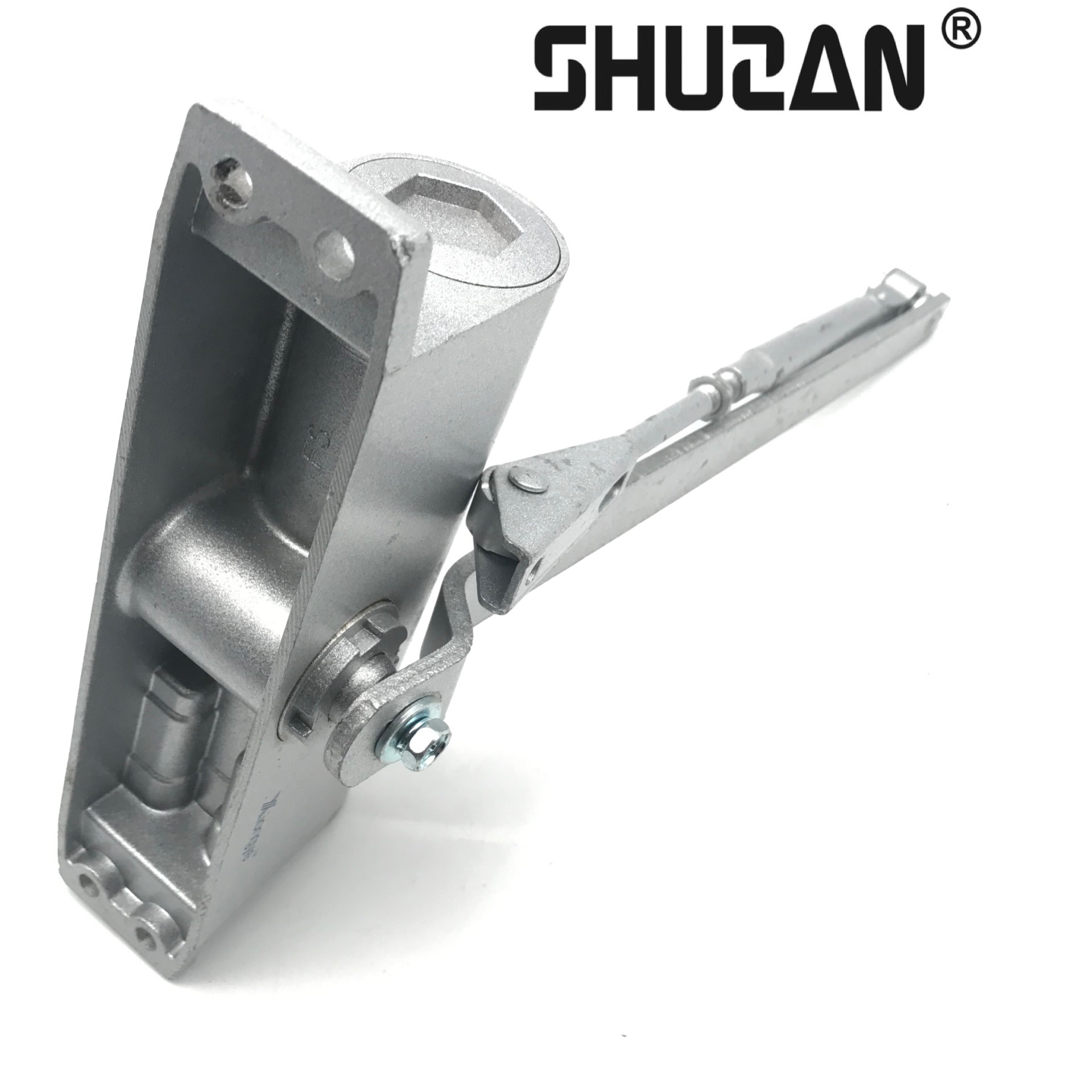 Shuzan leads in sales with PLC-controlled buffer door closers, 90-degree positioning household fireproof door automatic closers, lock accessories 003 details Picture