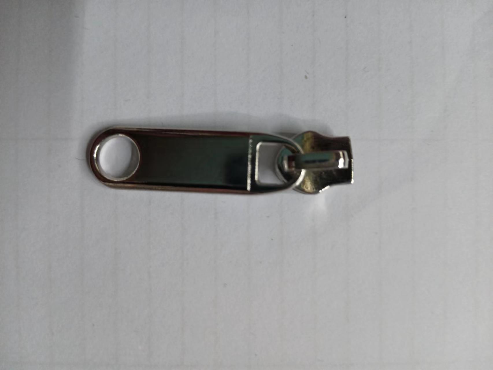 工厂批发箱包服装帐篷拉链头 金属彩色锌合可选做大底长板片拉链头