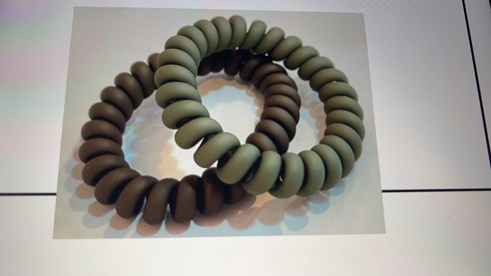 Damo sand thickened telephone line, popular accessories, high-elasticity headband, women's tied hair, ponytail hair tie, elegant hair accessories detail image 1