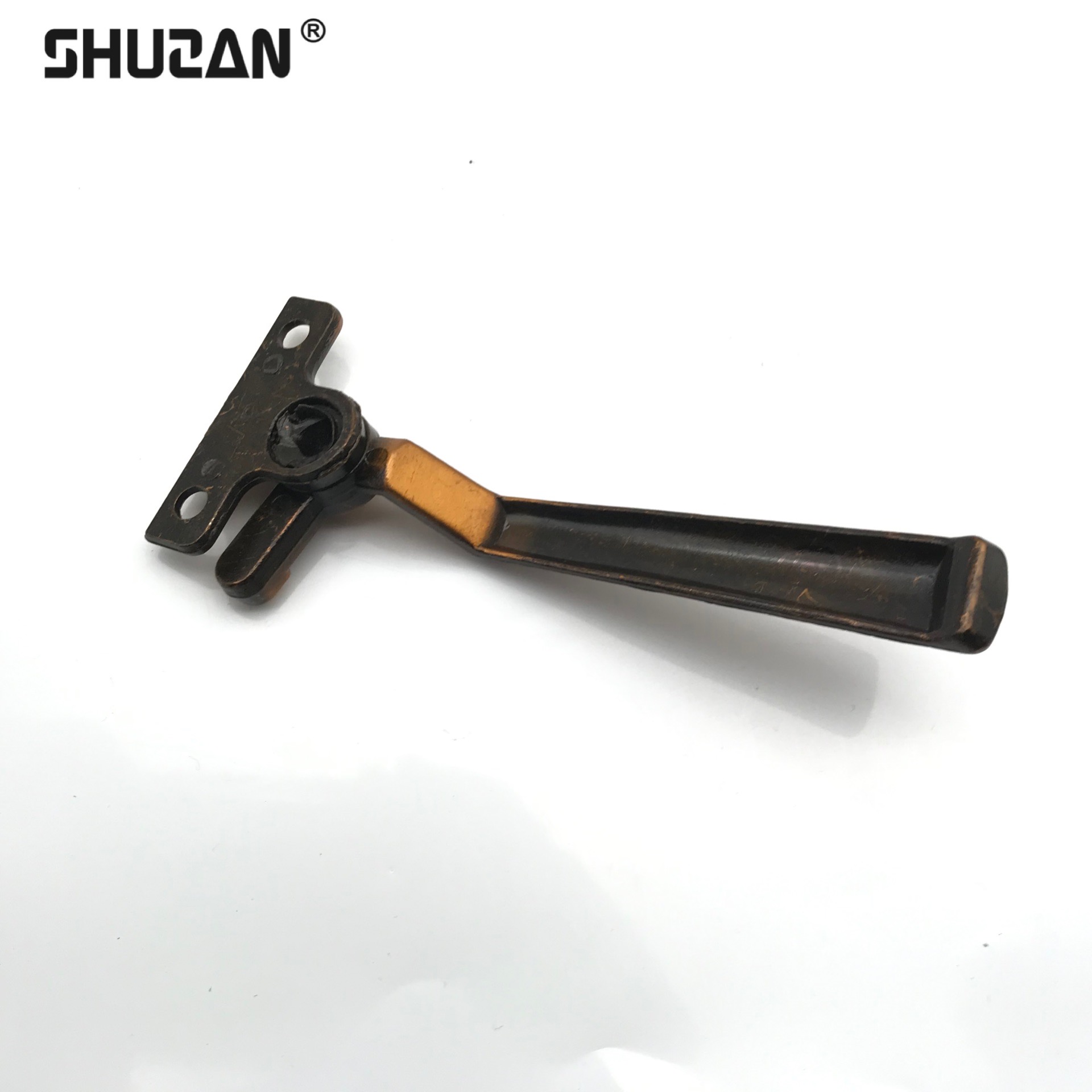 Shuzan Zinc alloy casement seven-character handle door and window accessories, window handle, seven-character handle, door handle, children's cartoon style, Model 003 details Picture