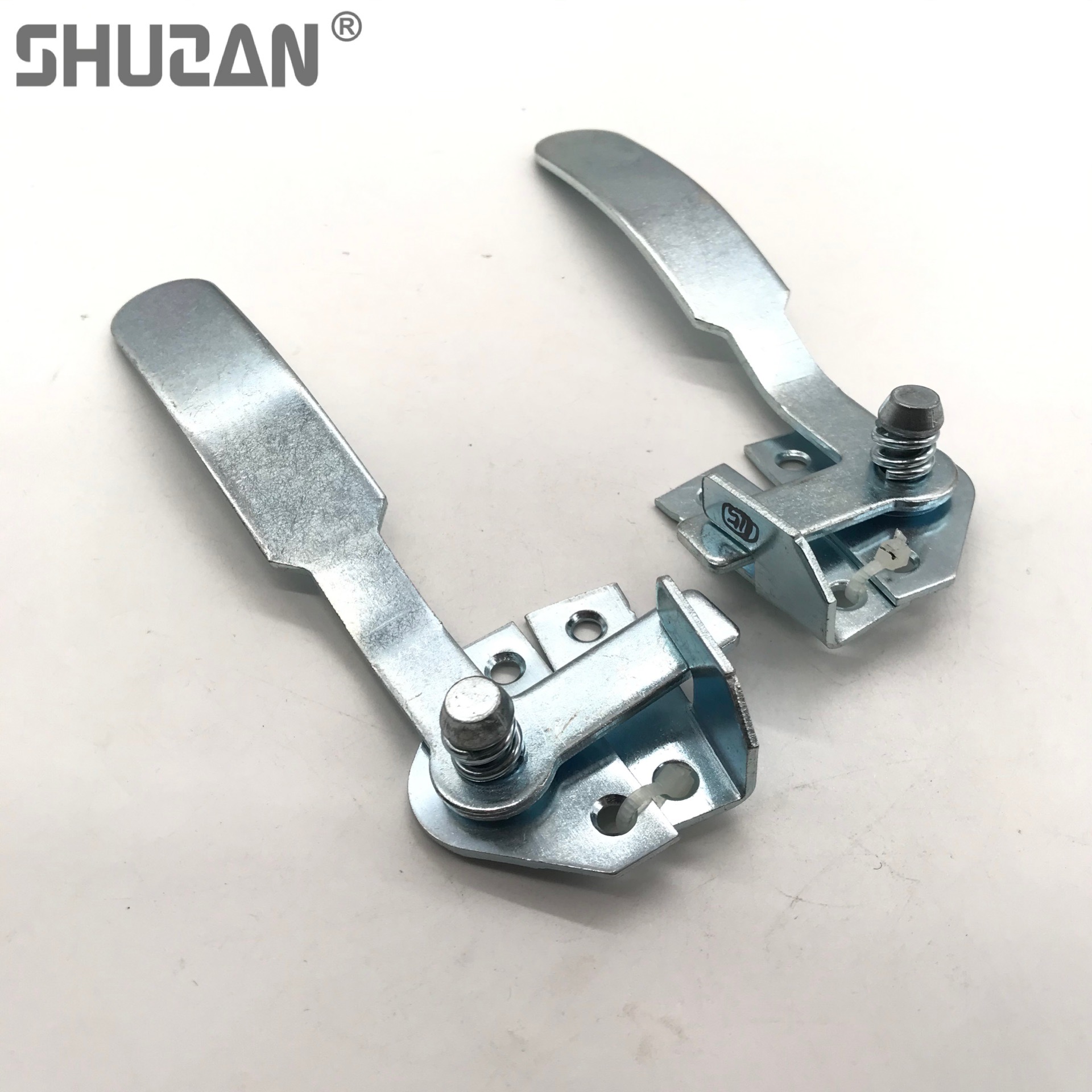 Shuzan brand guarantees modern and simple iron window handles, old-fashioned window locks, pebble door handles, door hardware accessories, ice crack, European-style cabinet door handles A200 003 Specification image