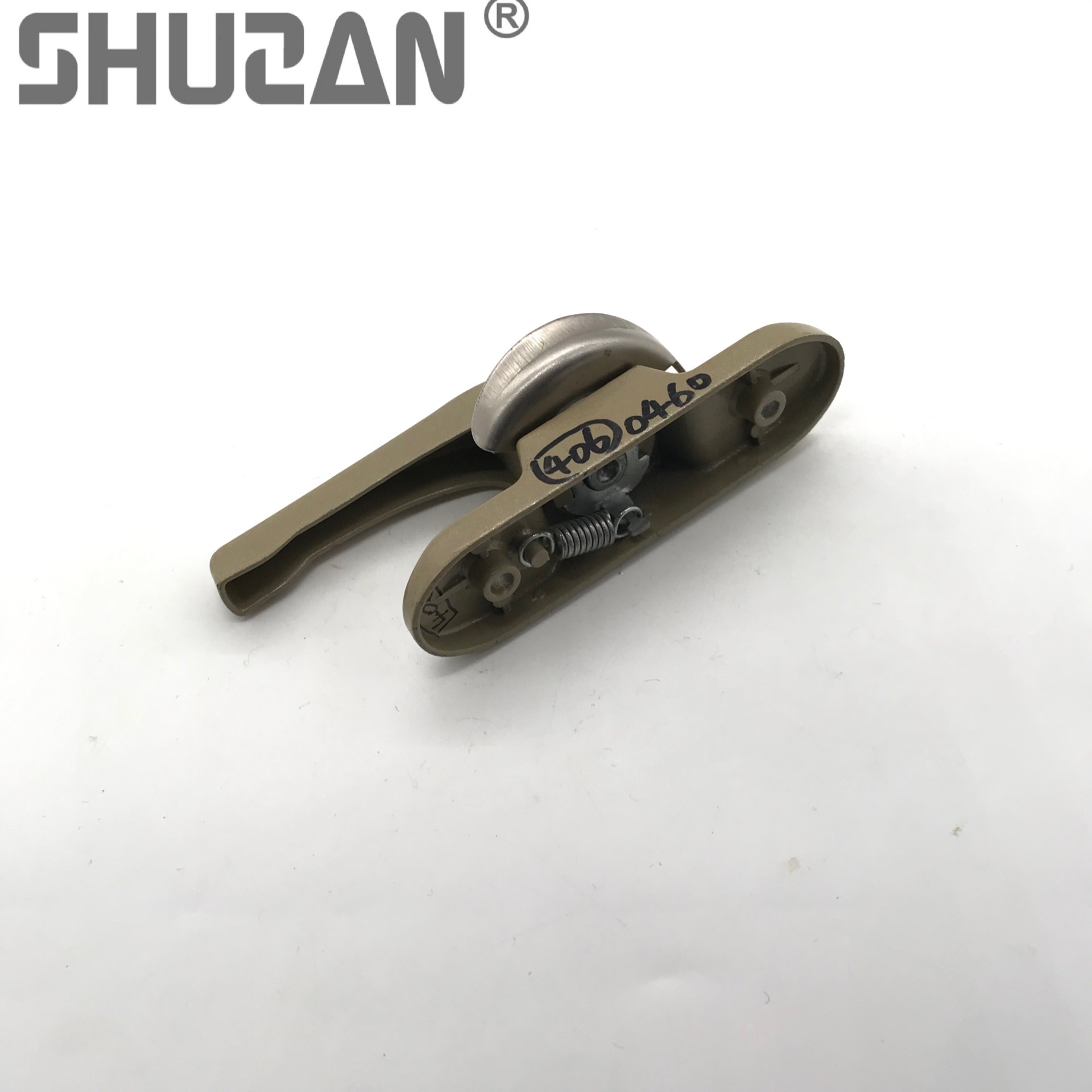 Shuzan high-quality brand sliding window crescent lock, aluminum alloy door and window lock, sliding door hook lock, sliding window lock, handle lock, fastening model A1, lock accessories 003 Specification image