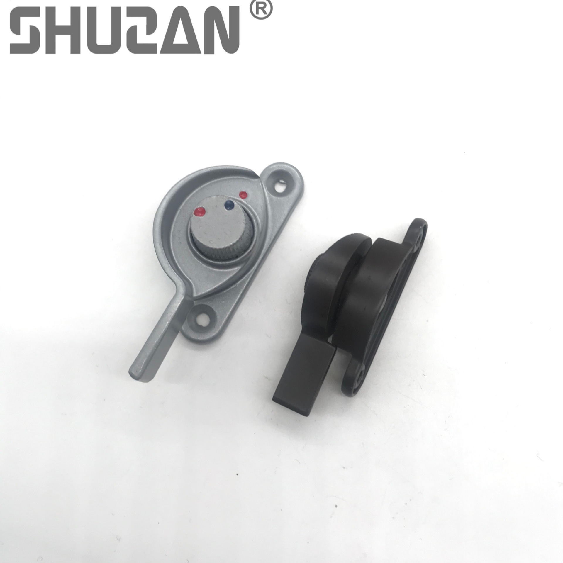 Shuzan well-known brand sliding window crescent lock, aluminum alloy door and window lock, sliding door hook lock, sliding window lock, special lock for security doors, model B2, lock accessories 003 details Picture