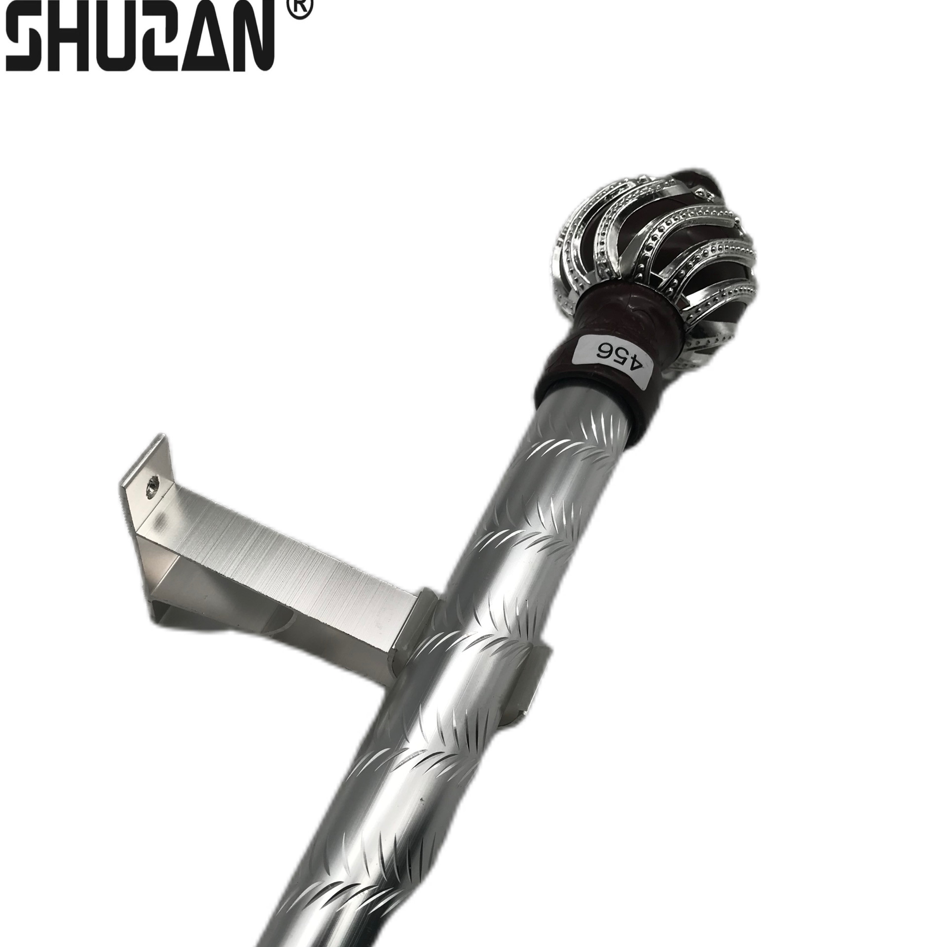 Shuzan, a well-known brand, offers modern and simple aluminum alloy thickened curtains, Roman rods, single rods, double rods, curtain tracks, guide rails, curtain slides, high-quality model C3, and other universal hardware accessories 003 Specification image