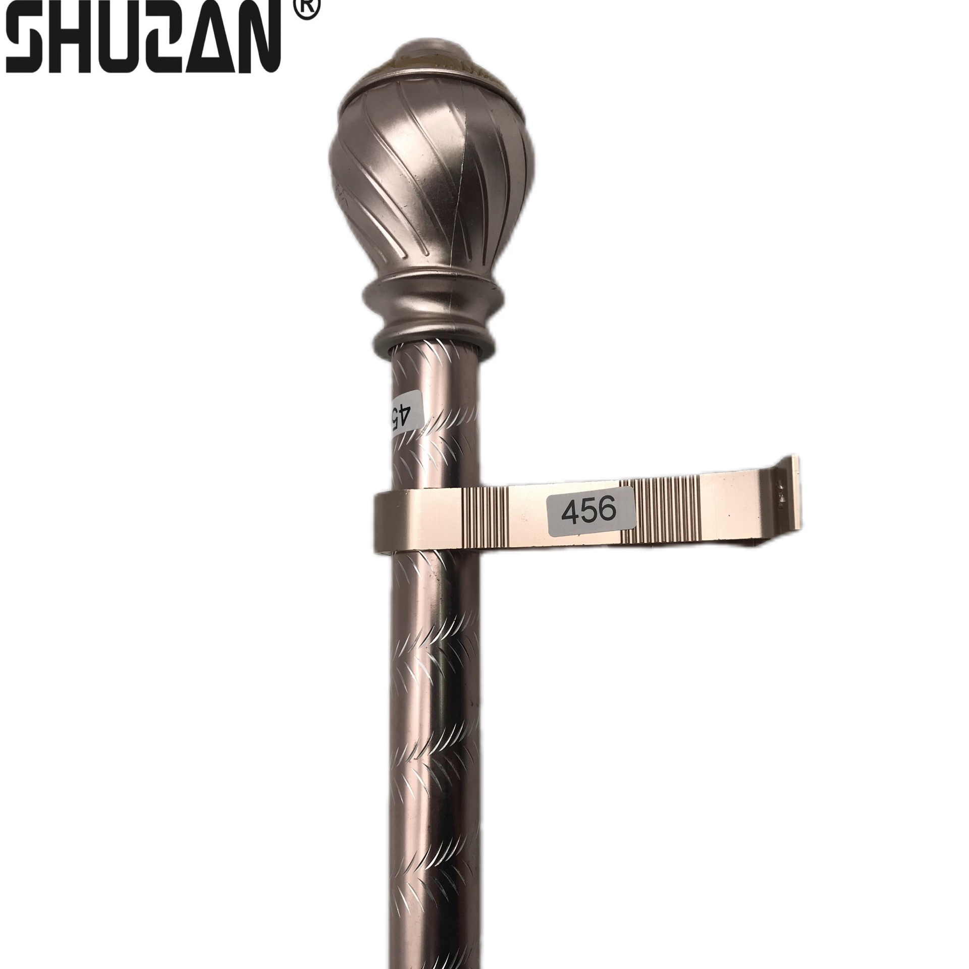 Shuzan high-quality brand curtain Roman rod thickened aluminum alloy single and double rod silent curtain slide rail track perforated installation model X1001, other universal hardware accessories 003 Application Scenario