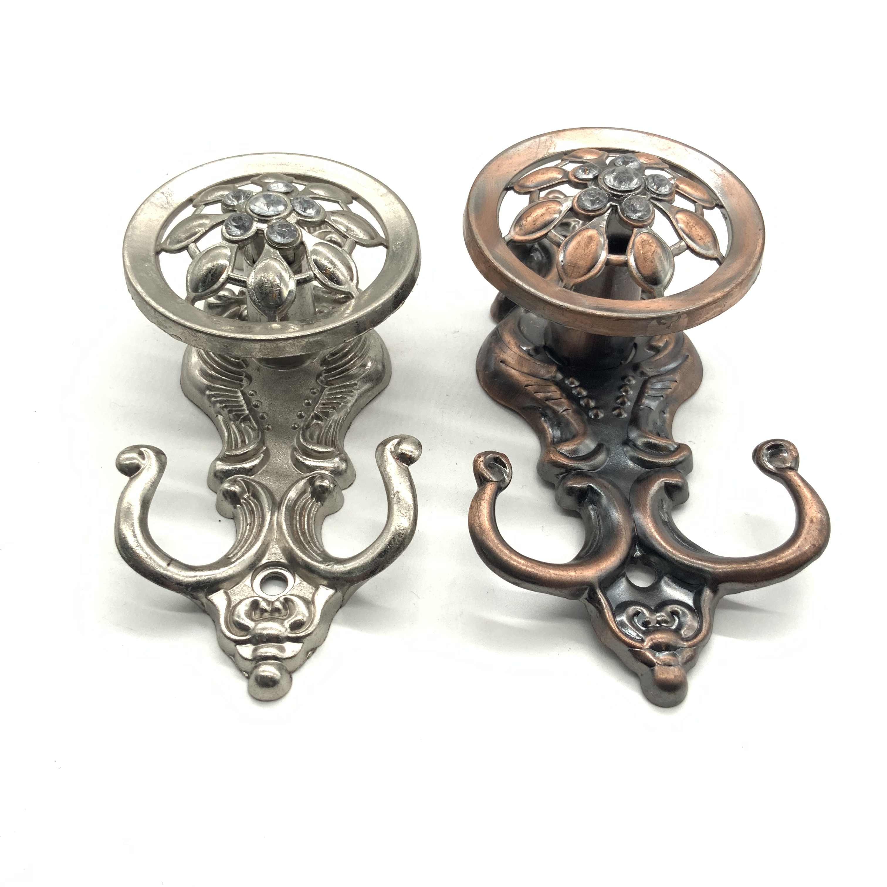 Shuzan Non-drilling European Crystal Diamond Sticky Hook Wall Hanging Hook Ball Decorative Wall Hook Strong Traceless Hook Set C789 Coat hook, hook, sticky hook, Hook 003 Item Picture