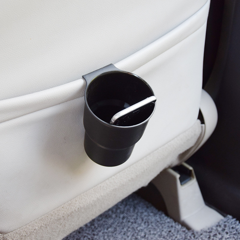 Car multi-functional cup holder, creative multi-functional storage box, creative beverage rack, trash can, car beverage rack QW242 Application Scenario