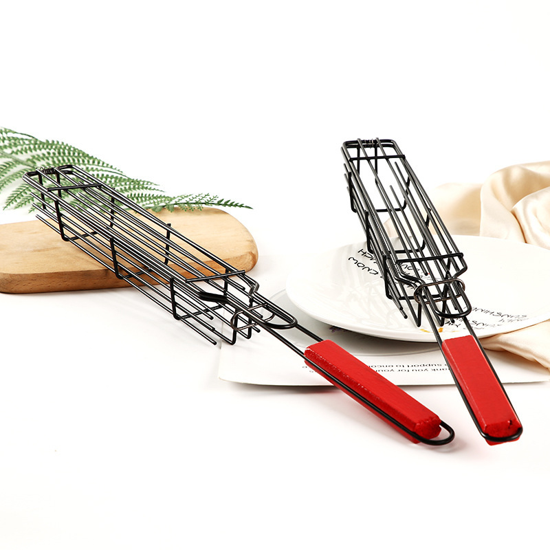 Stainless steel barbecue tongs details Picture