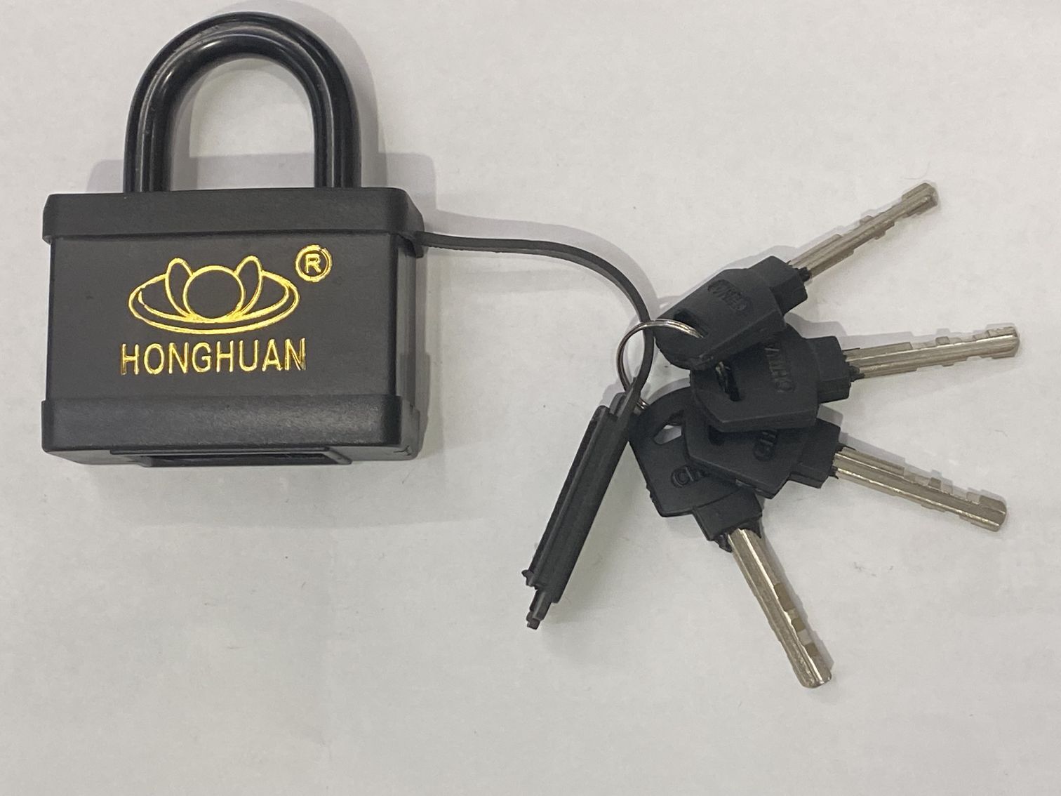 [fang round lock]60mm sleever & shell lock hierro fundido titanium lock manija de la puerta Item Picture