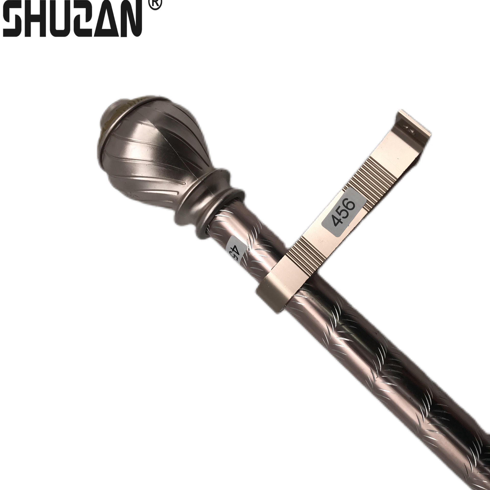 Shuzan high-quality brand curtain Roman rod thickened aluminum alloy single and double rod silent curtain slide rail track perforated installation model X1001, other universal hardware accessories 003 Item Picture
