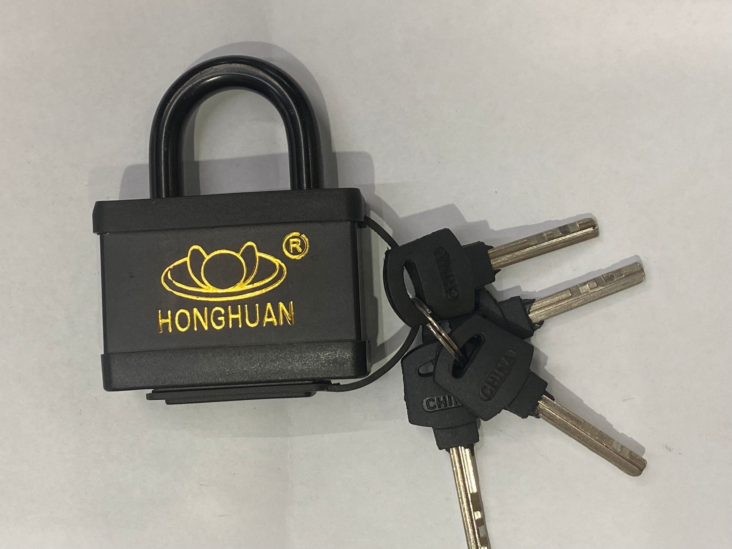 [fang round lock]60mm sleever & shell lock hierro fundido titanium lock manija de la puerta