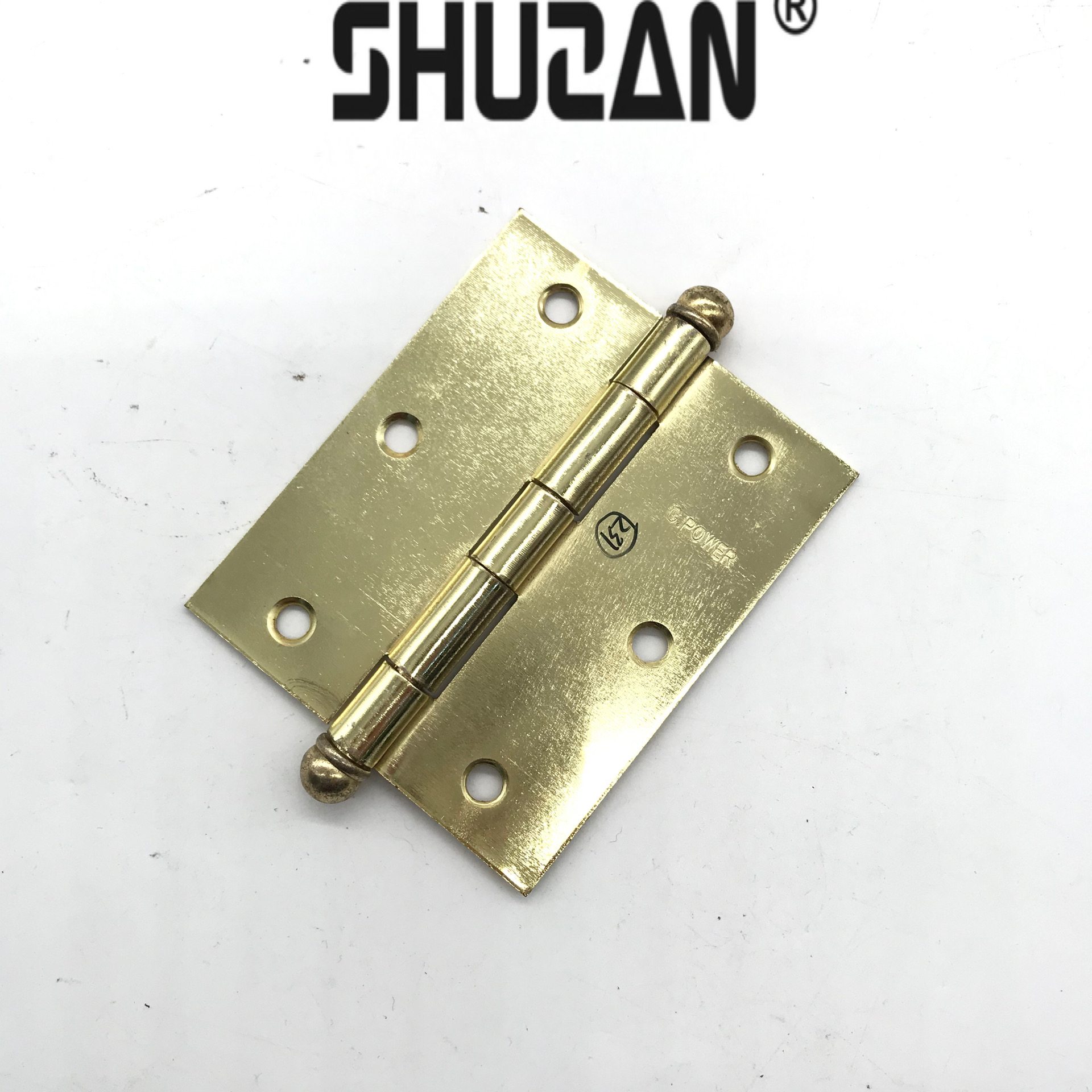 Shuyuanzifeng Hardware Hydraulic Hinge Door Hinge 4-inch Golden flat opening iron hinge Silent Bearing Hinge Wooden Door Ball Head Spherical Hinge 3 YF002 Coat hook, hook, adhesive hook, hook Item Picture