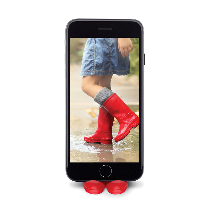 雨鞋雨靴手机支架座 个性笔架笔筒 创意牙刷架 懒人手机摆放架 手机配件图