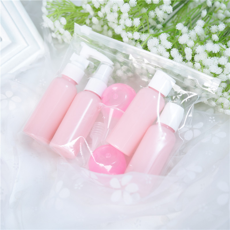 Plastic bottles for travel cosmetics packaging sets Specification image