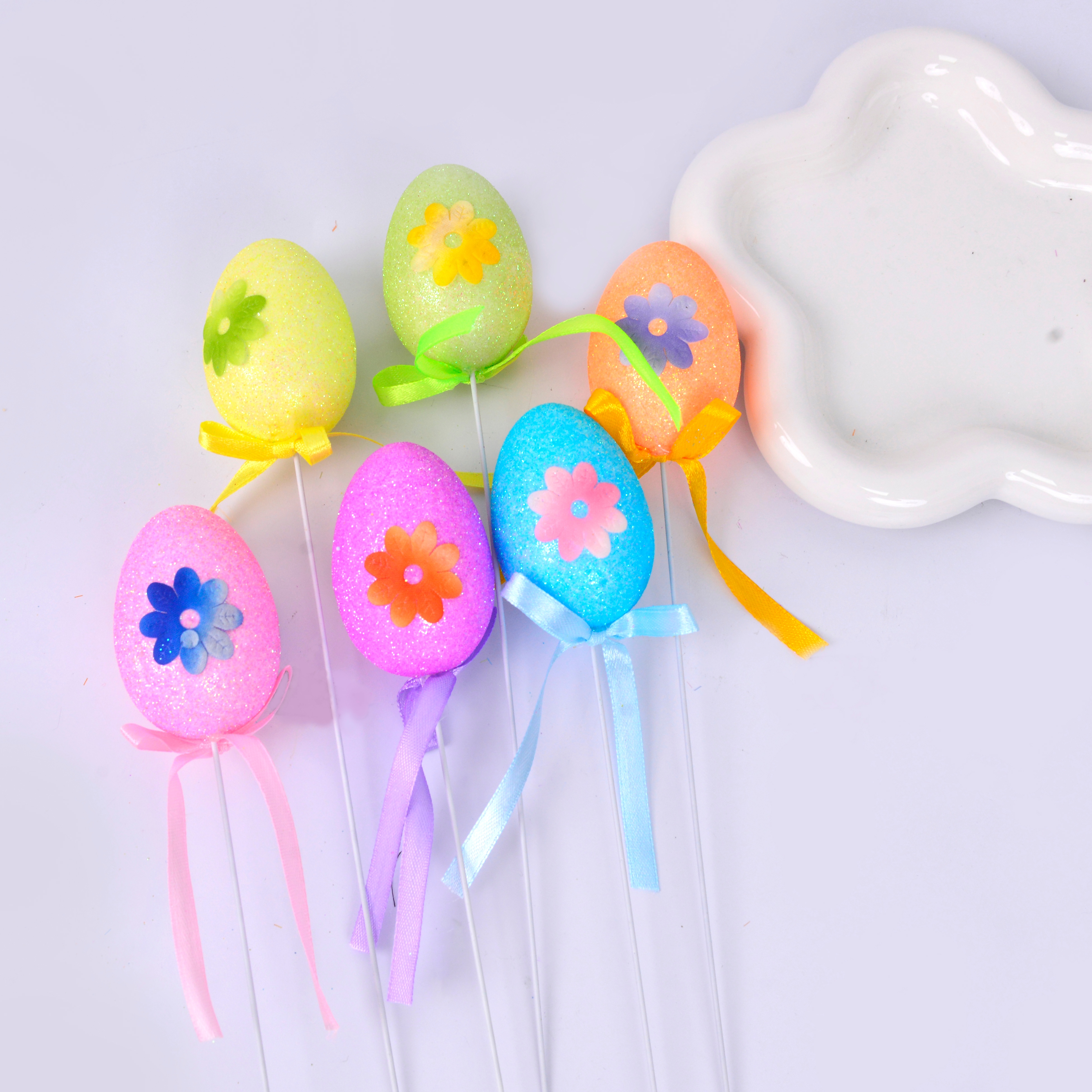 复活节彩蛋/彩蛋/带图案仿真塑产品图