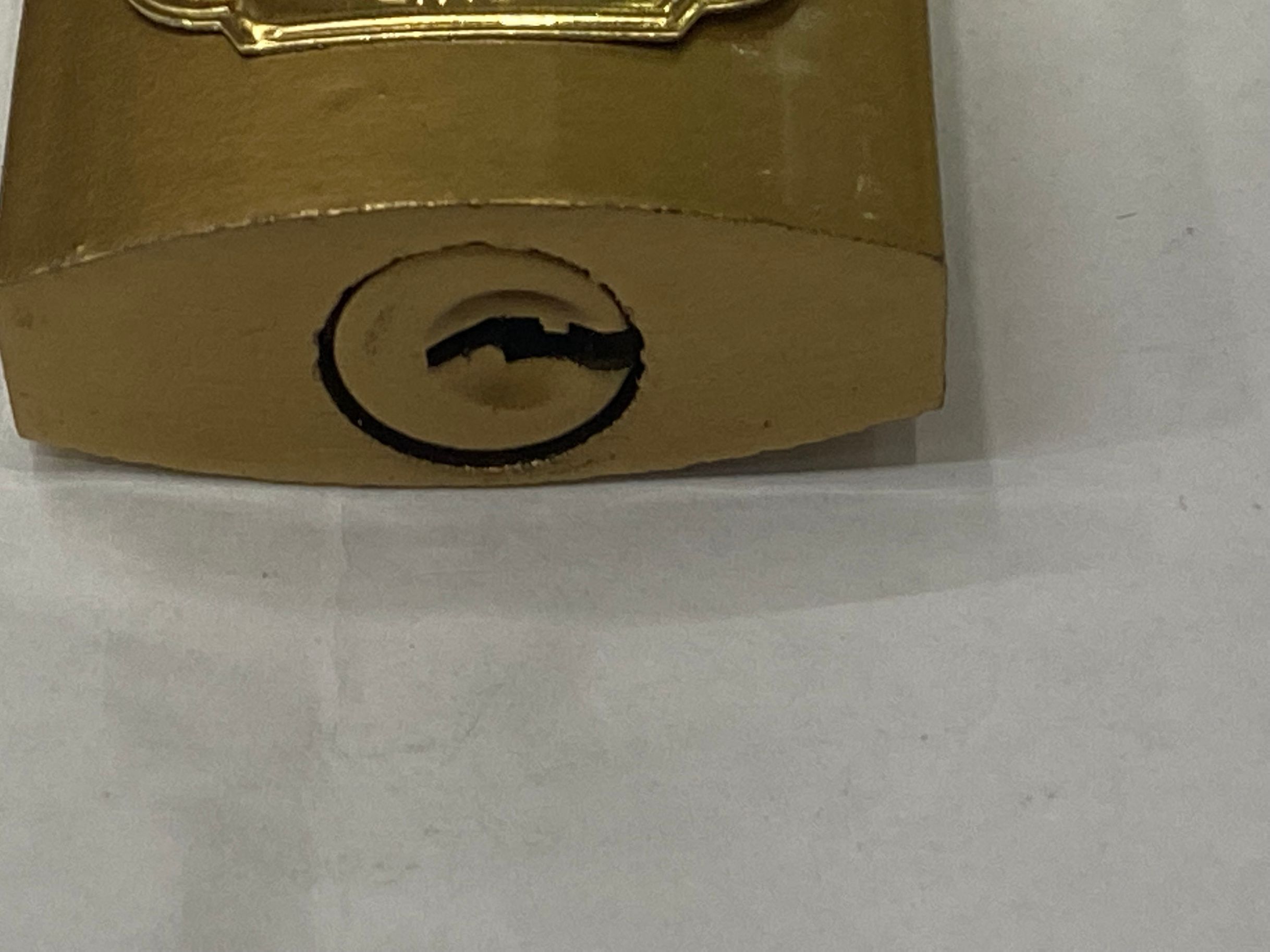 [fangyuan lock industry]32mm una palabra imitar latón bloqueo bloqueo de titanio bloqueo esférico details Picture