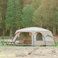 夏诺多吉户外露营防水两室一厅6-8大帐篷  公园野营便携装备防晒帐篷图
