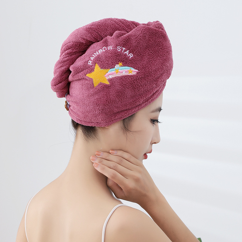 Coral fleece dry hair cap Application Scenario