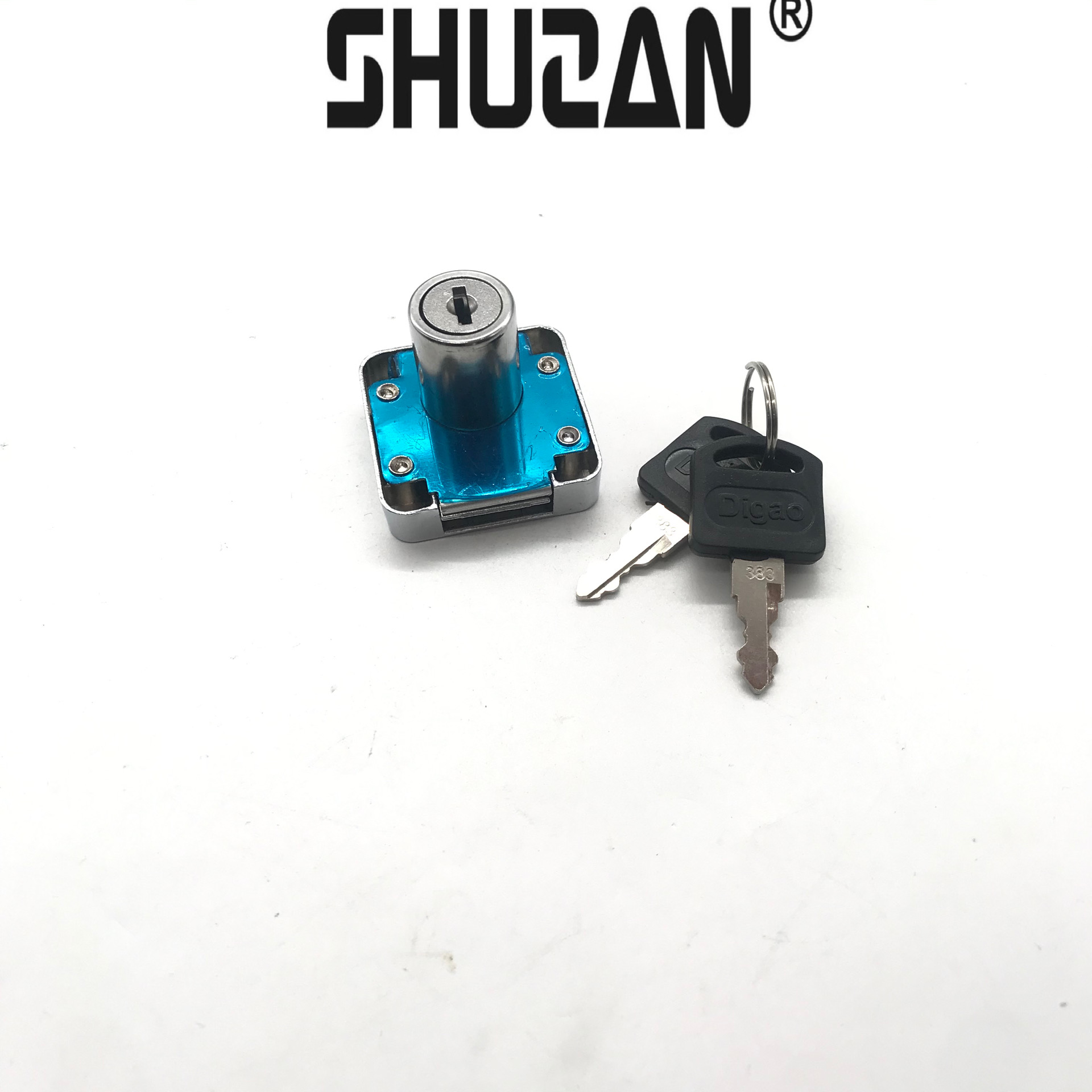 Shuzan Angu brand 138-22AC type office desk drawer lock, Furniture drawer Special lock, display cabinet, clothing cabinet door lock, Factory direct sales, high-quality lock, other locks 003 Specification image