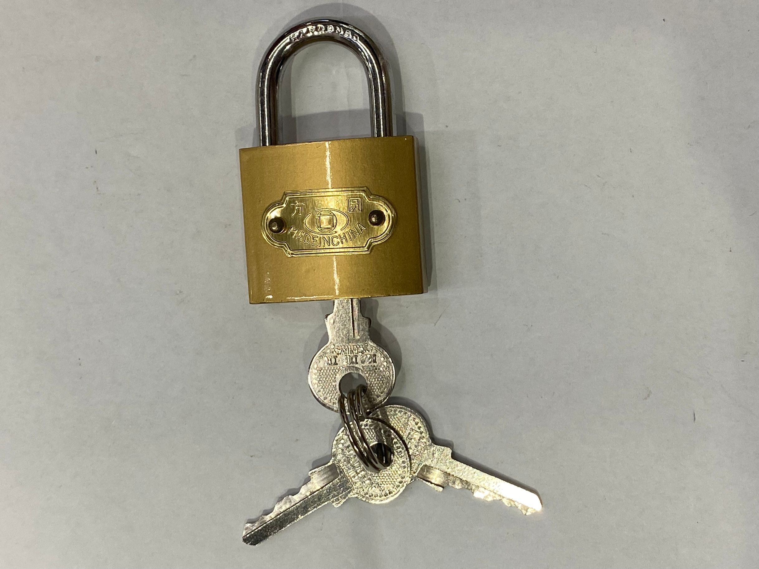 [fangyuan lock industry]32mm una palabra imitar latón bloqueo bloqueo de titanio bloqueo esférico Item Picture