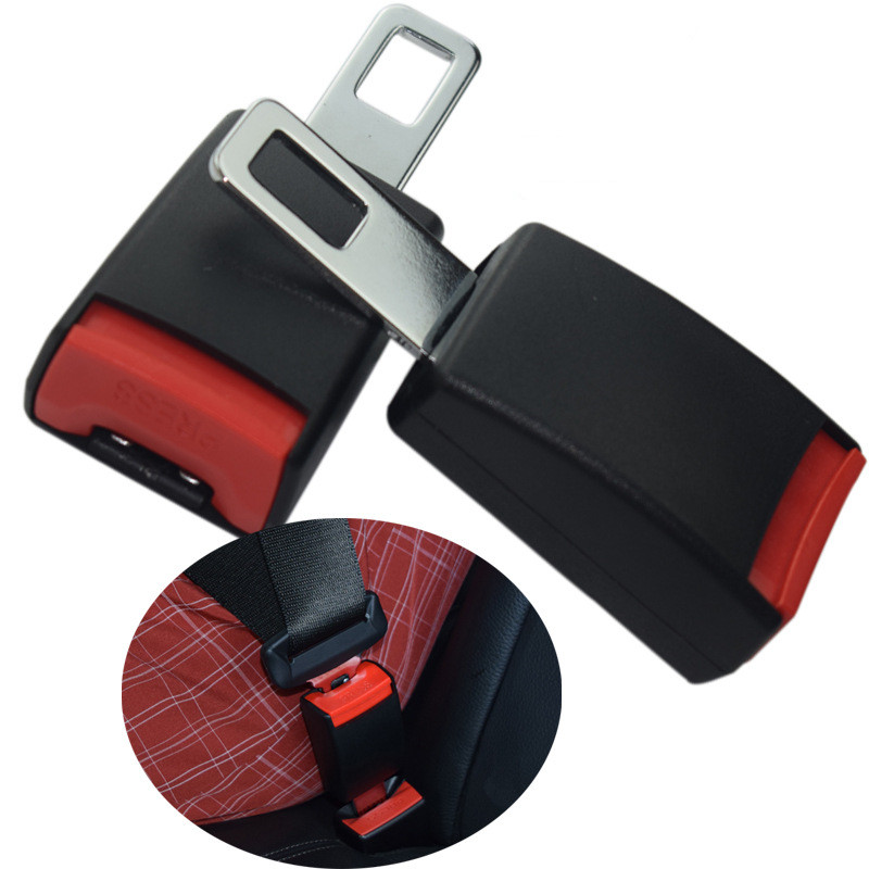 Automobile long strip safety buckle, universal seat belt extender buckle, universal seat belt insert piece, automobile seat belt accessory QW249