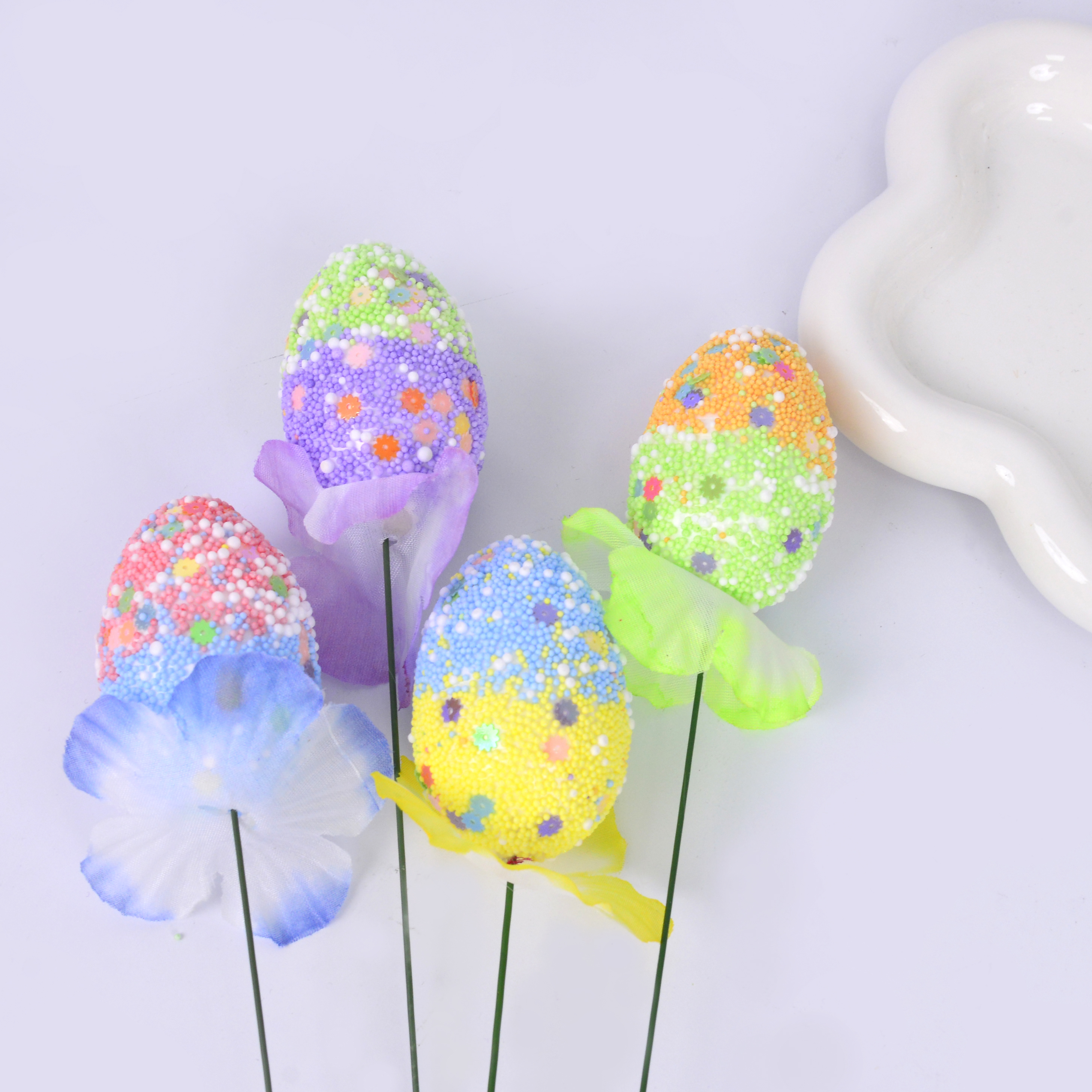 复活节彩蛋/彩蛋/带图案仿真塑产品图