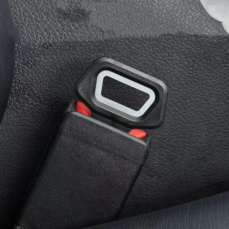 Automotive multi-purpose silent buckle, silent beer bottle opener, universal seat belt insert, automotive seat belt accessory QW251 details Picture