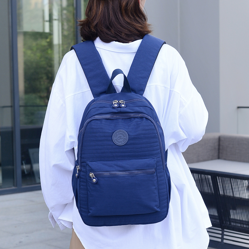New waterproof, exquisite and fashionable travel and shopping women's backpack, nylon bag, casual backpack, women's bag, versatile Oxford fabric, large capacity, multi-purpose women's bag details Picture