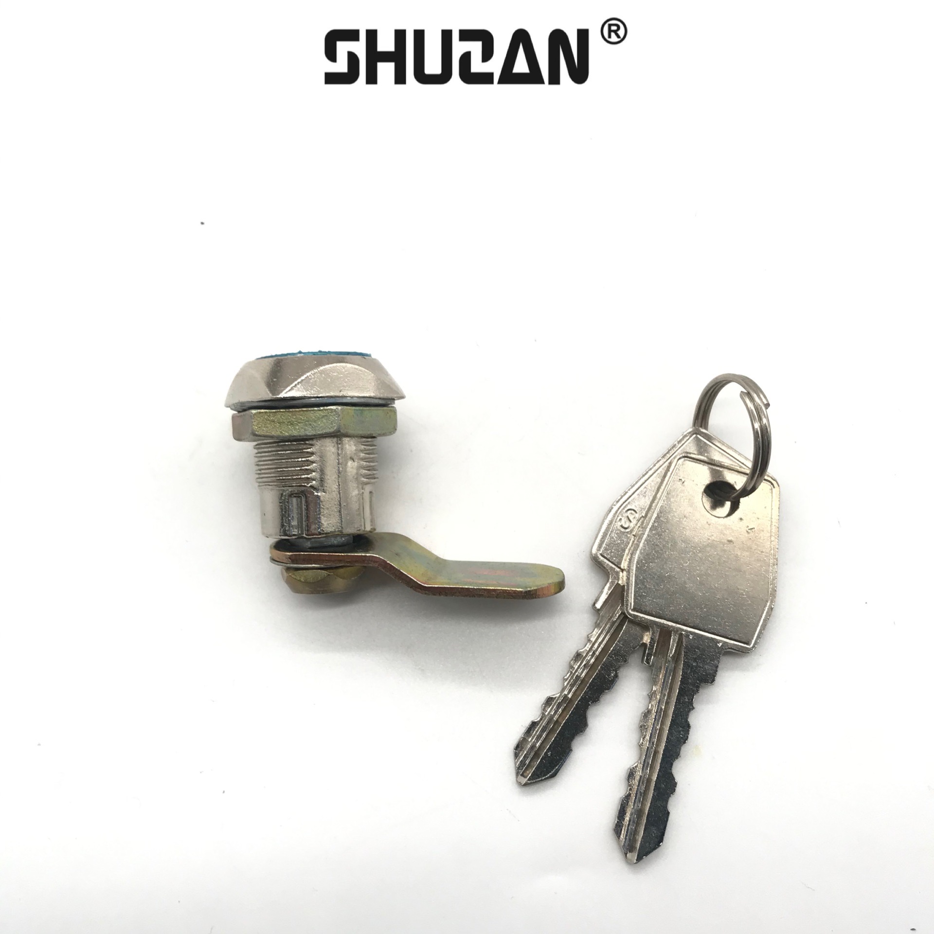 Shuzan filing cabinet lock, iron cabinet door, top and bottom connecting rod lock, office locker lock core, high strength and durable, other locks 003 Item Picture