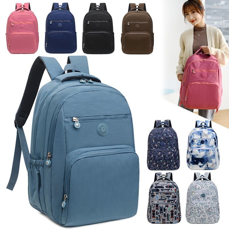 New nylon casual backpack for women, waterproof Oxford fabric large-capacity multi-purpose women's bag, Korean style simple and fashionable travel and shopping bag