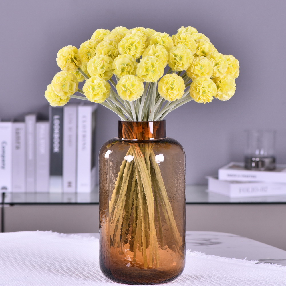 High-quality artificial flowers of windmill chrysanthemum in stock, windmill flower, pine, insect fruit, living room, wedding decoration, flower arrangement art, windmill fruit details Picture