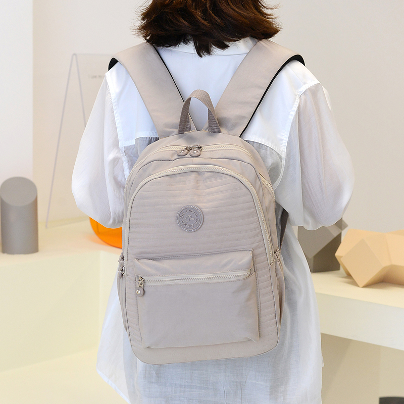 New waterproof, exquisite and fashionable travel and shopping women's backpack, nylon bag, casual backpack, women's bag, versatile Oxford fabric, large capacity, multi-purpose women's bag Item Picture