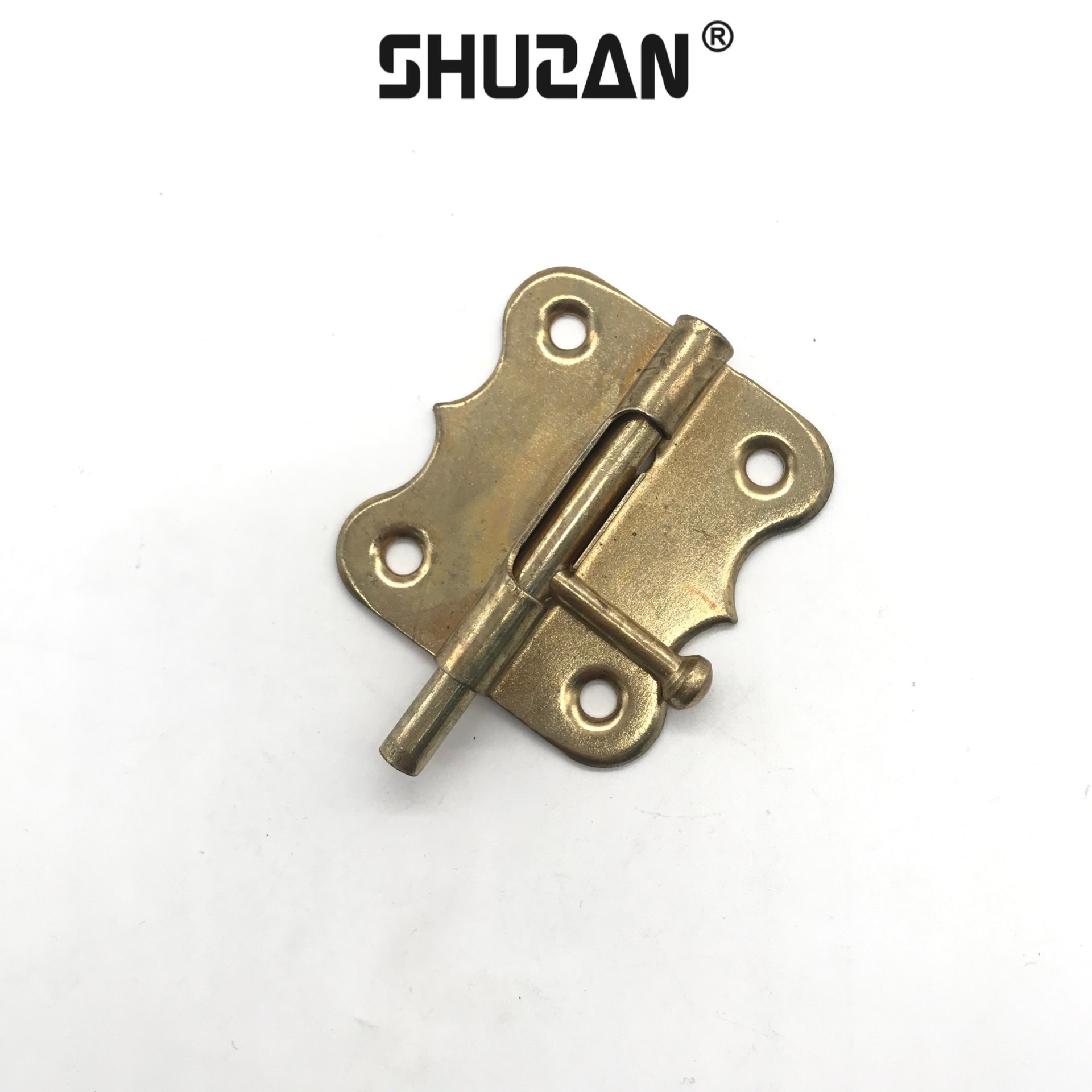 Shuzan, a well-known brand, 304 dust collector, thickened latch, butterfly-shaped bathroom door latch, double door, floor latch, dust collector, wooden door, exposed latch, aluminum latch, essential for home decoration, A666 003 Specification image