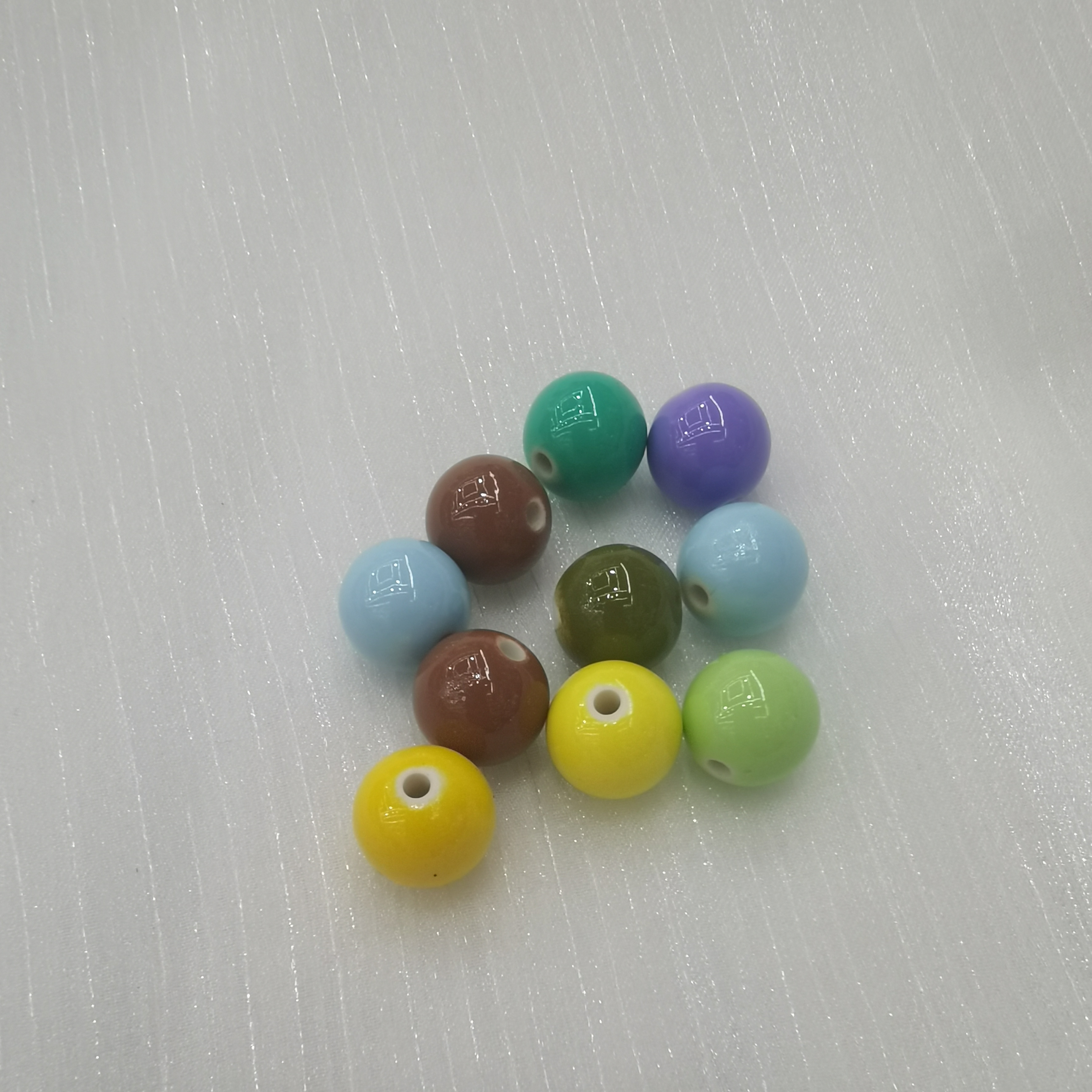 97 rubber acrylic beads, hair strings, rubber bands, DIY handcrafted beads, DIY handcrafted beads Specification image
