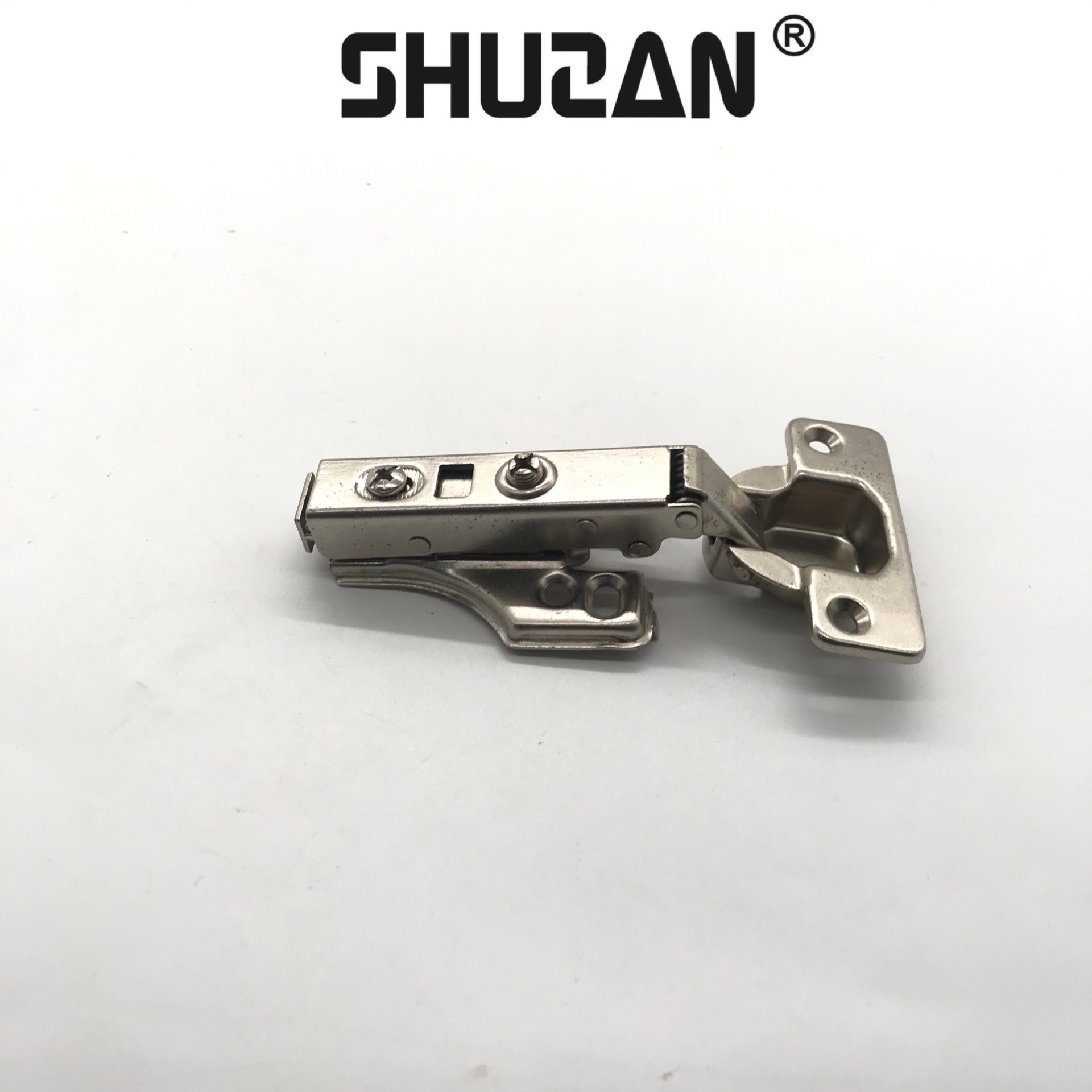 Shuzan hydraulic hinge aircraft-shaped cabinet feet detachable hinge high-torque hardware support door opening cabinet accessories Specification image