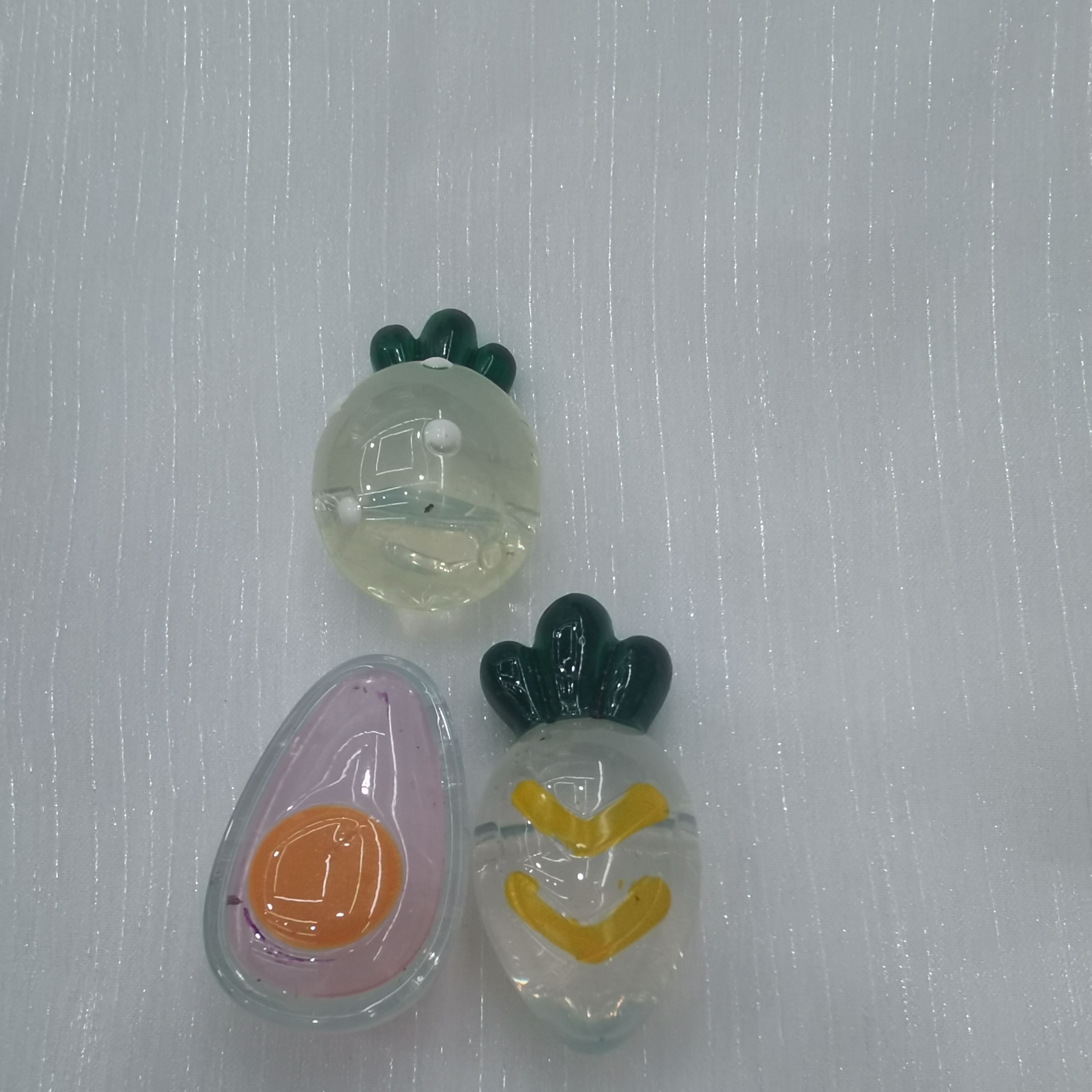 97 rubber acrylic beads, hair strings, rubber bands, DIY handcrafted beads, DIY handcrafted beads Specification image