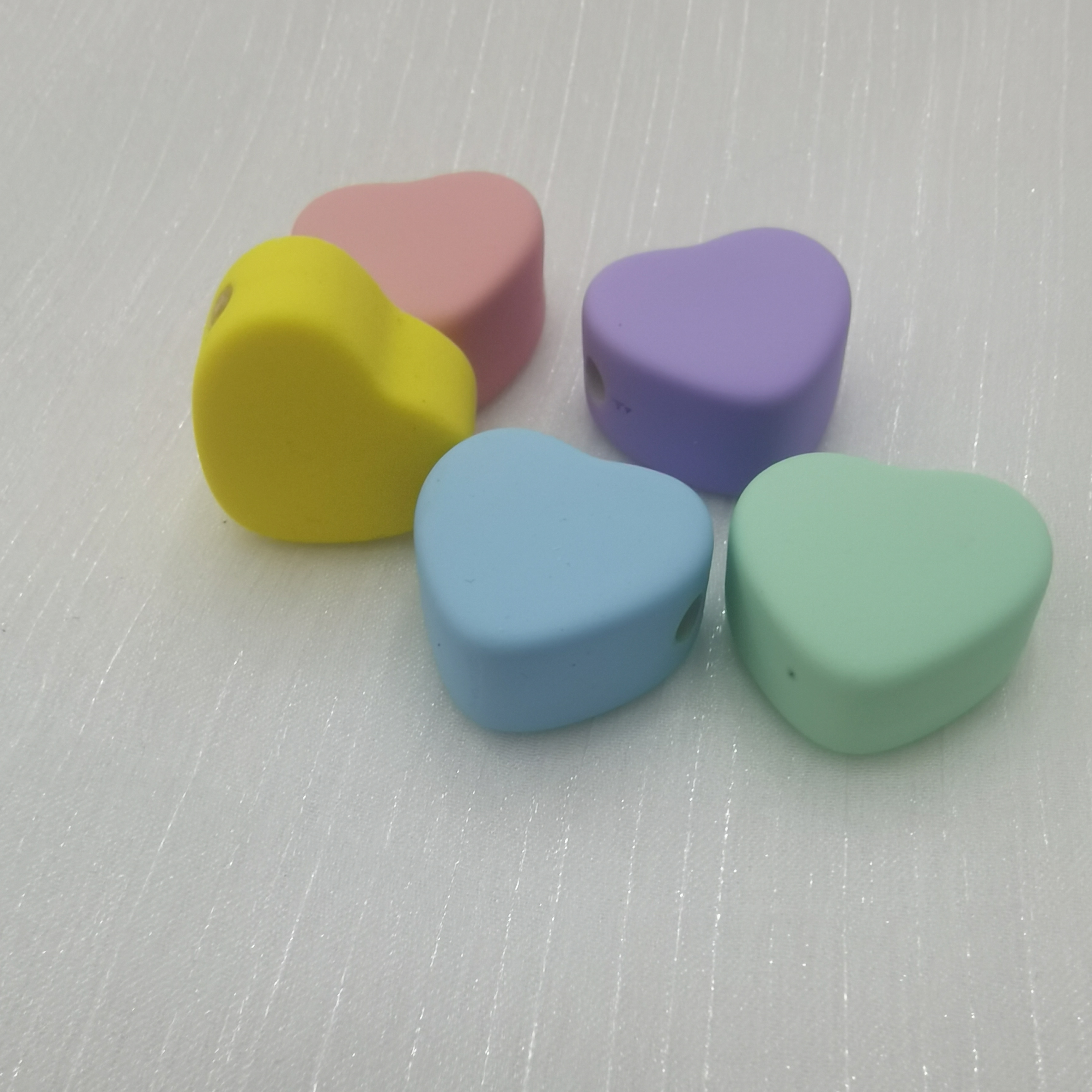 97橡皮亚克力珠，发绳皮筋，DIY 手工